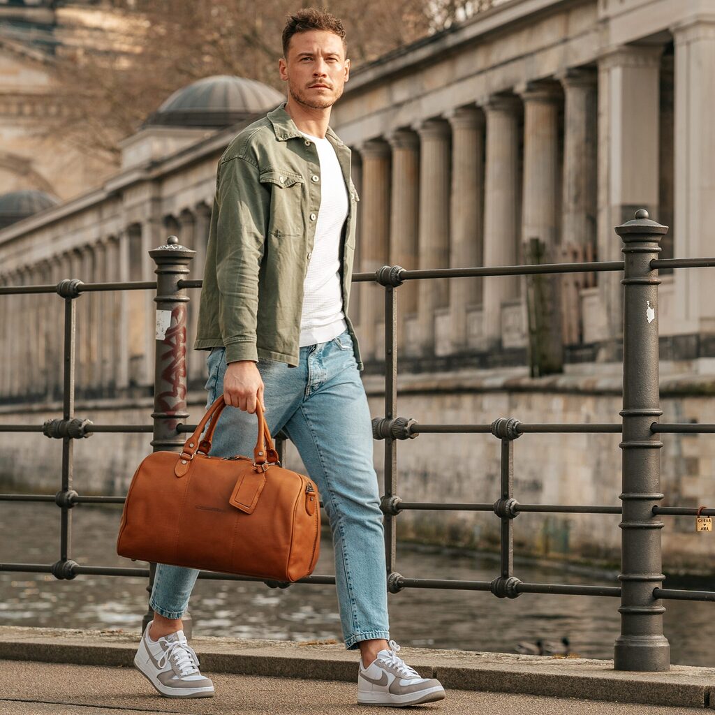 Патна Торба Кожна Liam – Коњак